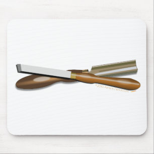 Tapis De Souris Gouge et biais de dégrossissage croisée par outi