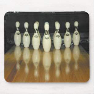 Tapis De Souris goupilles de bowling d'adirondak