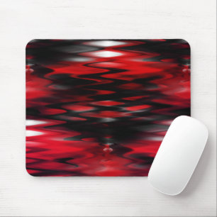 Tapis De Souris Gradient rouge à noir fonds formant zigzag abstrai