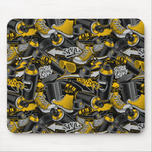 Tapis De Souris Graffiti urbain Motif de rue