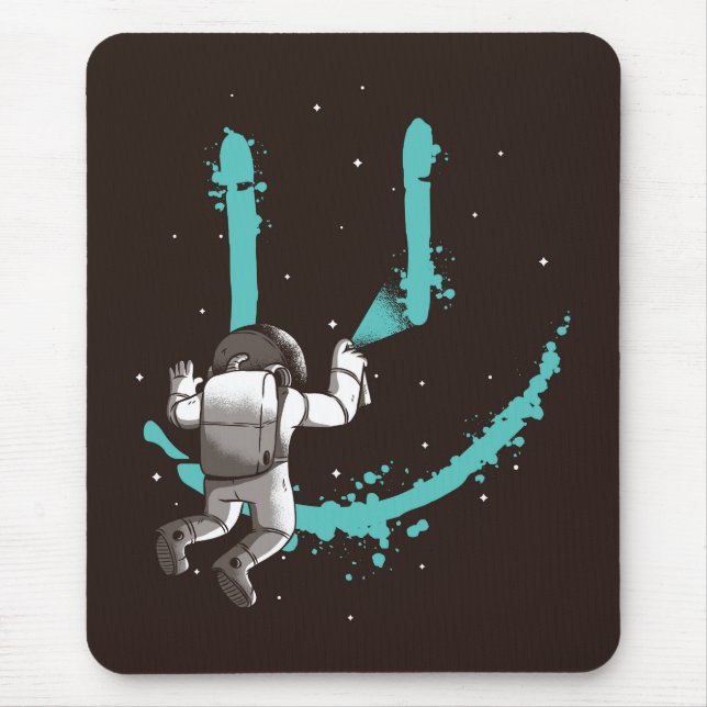 Tapis De Souris grafitti astronaute (Devant)
