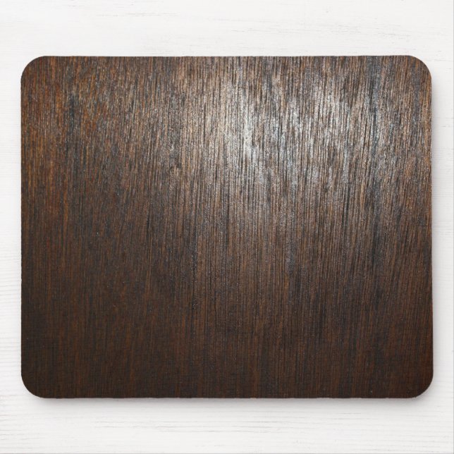 Tapis De Souris Grain de bois foncé (Devant)