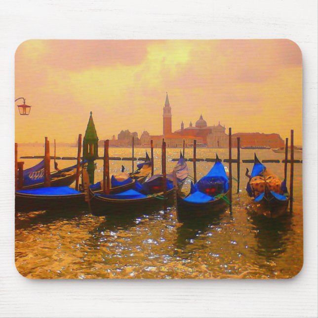 Tapis De Souris Grand Canal de Venise et Gondolas Italie Voyage d' (Devant)