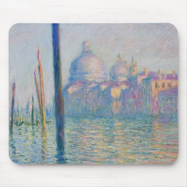 Tapis De Souris Grand Canal Monet Venise Italie Peinture classique (Devant)