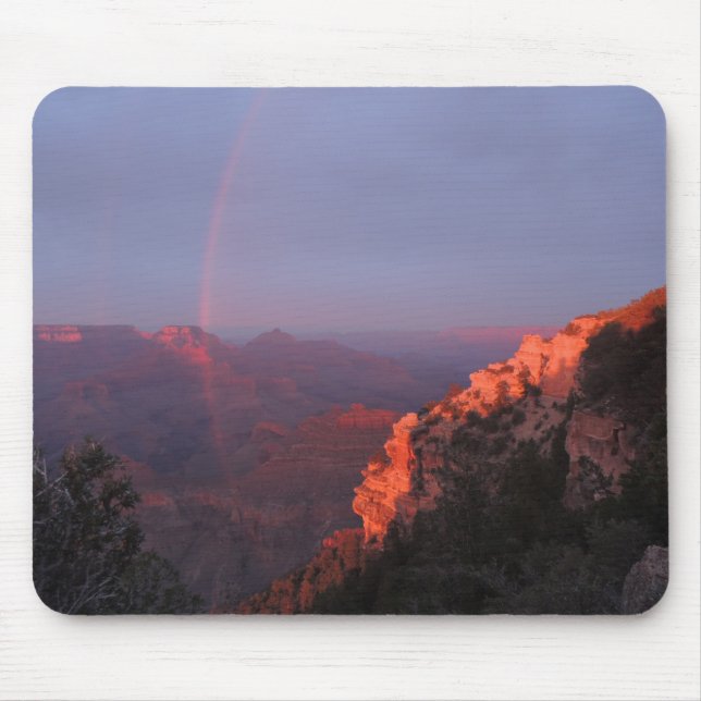 Tapis De Souris Grand Canyon Sunset Rainbow (Devant)