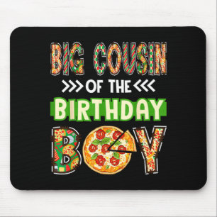 Tapis De Souris Grand cousin du garçon garçon d'anniversaire amate