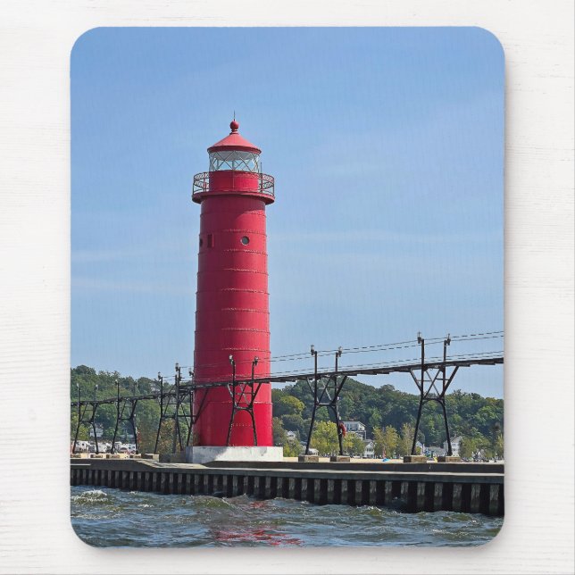 Tapis De Souris Grand Haven Lighthouse (Devant)