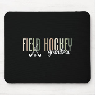 Tapis De Souris Grand-mère de hockey sur gazon d'un joueur de hock