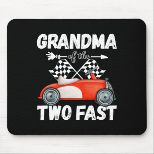 Tapis De Souris Grand-Mère Des Deux Rapides 2 Curieux Anniversaire