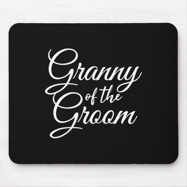 Tapis De Souris Grand-mère du marié femme  (Devant)