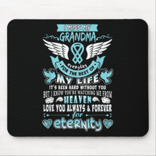 Tapis De Souris Grand-mère est mon Ange Gardien Manquant Memorial 
