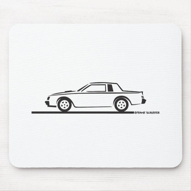 Tapis De Souris Grand national de Buick 1987 (Devant)