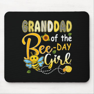 Tapis De Souris Grand-père de la fille de la fête d'anniversaire d