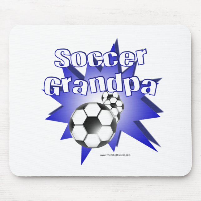 Tapis De Souris Grand-père du football (Devant)