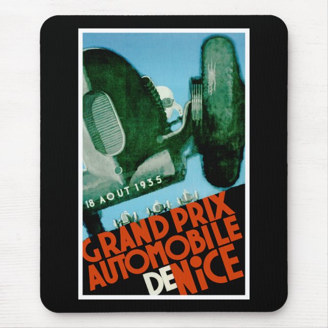 Tapis De Souris Grand Prix Automobile de Nice (Devant)
