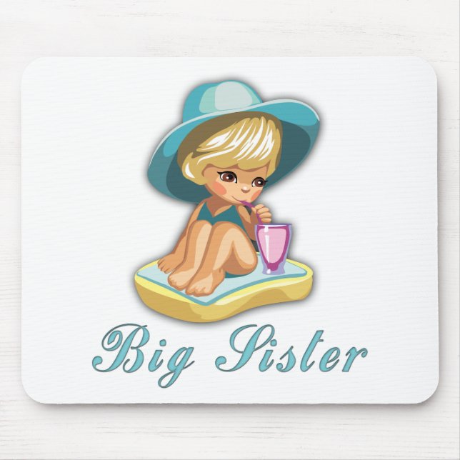 Tapis De Souris Grand Soeur de plage (Devant)