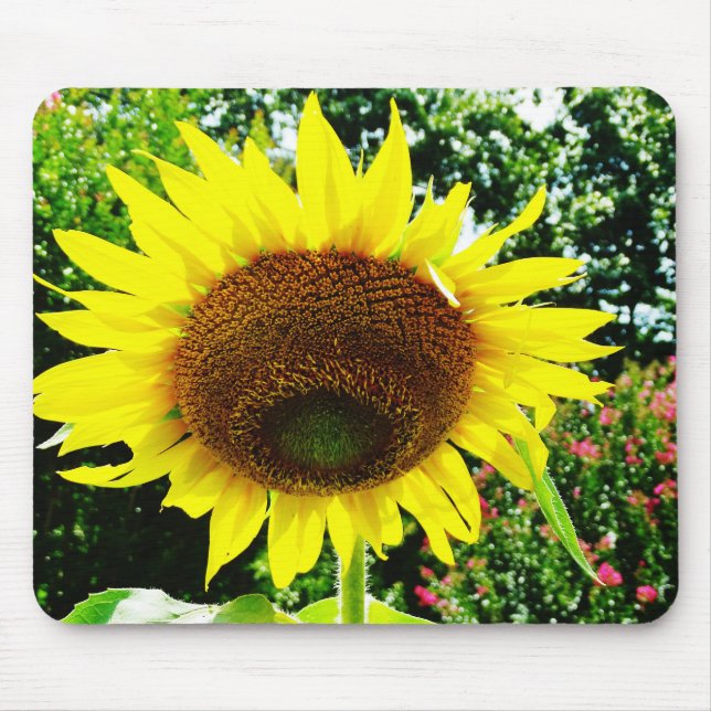Tapis De Souris Grand tournesol jaune (Devant)
