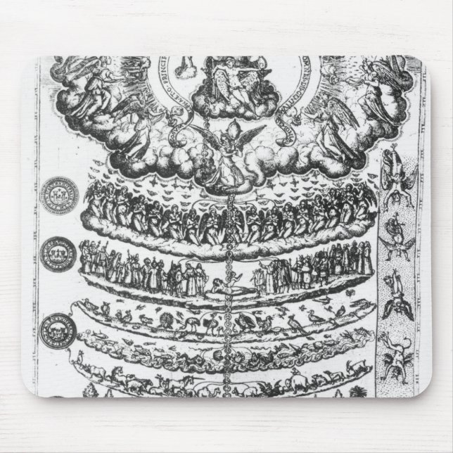 Tapis De Souris Grande chaîne d'être de 'Retorica Christiana (Devant)