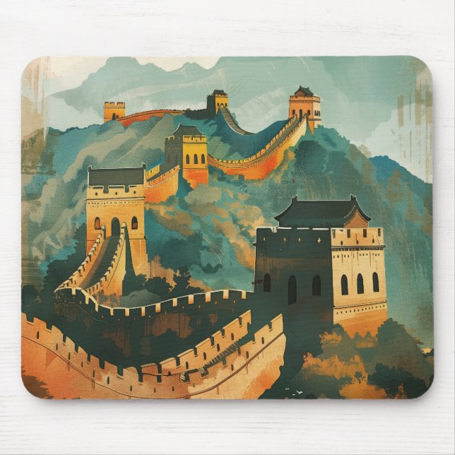 Tapis De Souris Grande muraille de Chine (Devant)