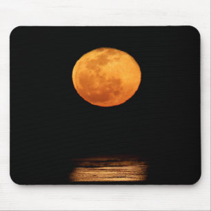 Tapis De Souris Grande Pleine lune South Padre Island, Texas