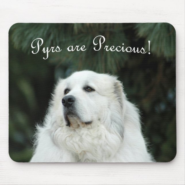 Tapis De Souris Grande Pyrénées Mousepad (Devant)