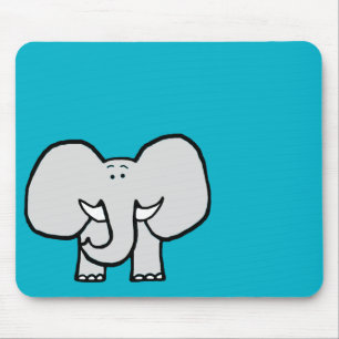 Tapis De Souris Grandes oreilles l'éléphant Mousepad