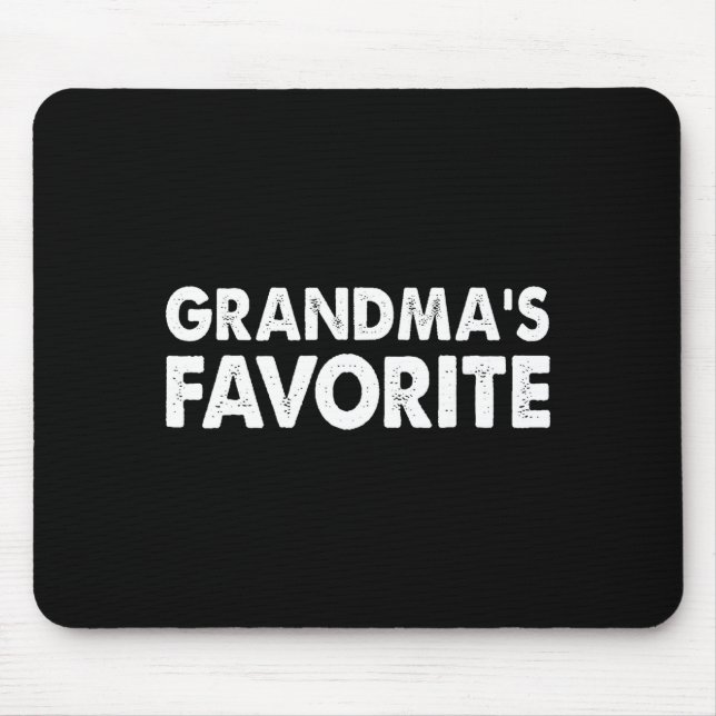 Tapis De Souris Grandma's Favorite Funny Grandparent Granhild Vint (Devant)