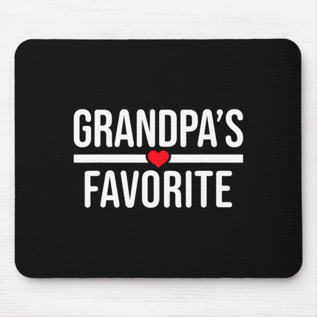 Tapis De Souris Grandpa's Favorite  (Devant)