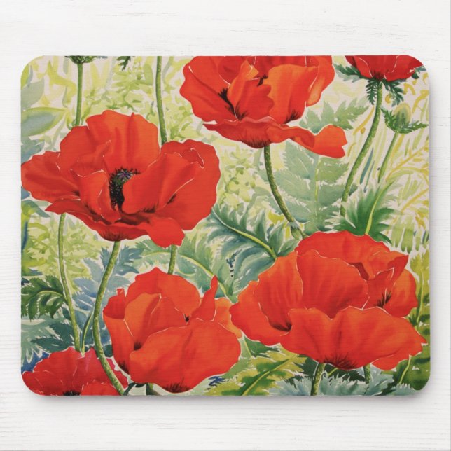 Tapis De Souris Grands pavots rouges (Devant)