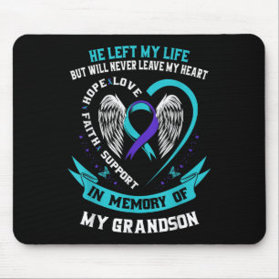 Tapis De Souris Grandson Prévention du suicide Memorial Gra
