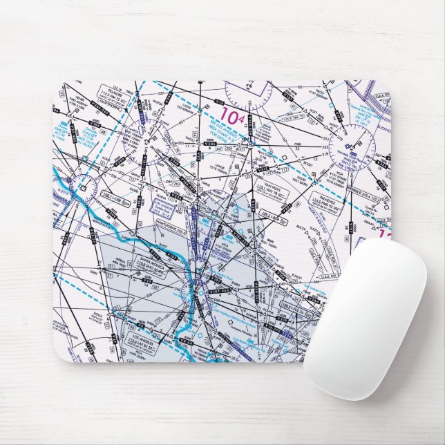 Tapis De Souris Graphique aéronautique (Avec souris)
