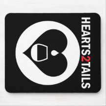 Tapis de souris graphique blanc du logo w/Text de