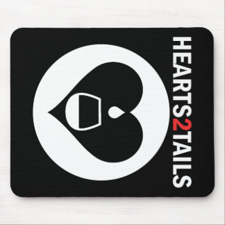 Tapis de souris graphique blanc du logo w/Text de