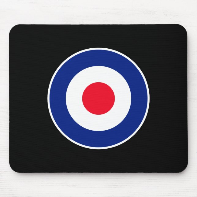 Tapis De Souris Graphique cible classique de Roundel (Devant)