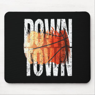 Tapis De Souris Graphique de basket-ball à 3 points - Centre-ville