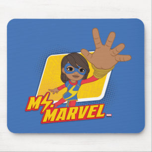 Tapis De Souris Graphique de caractères rectangulaires de Mme Marv