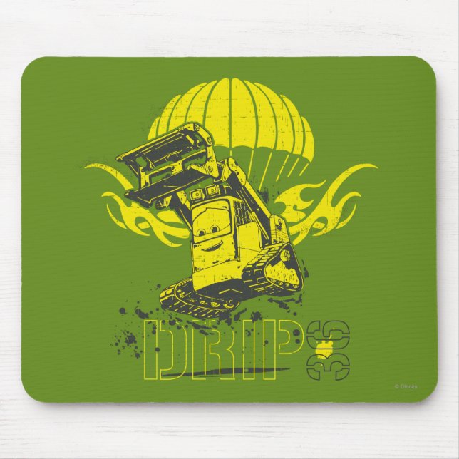 Tapis De Souris Graphique de goutte (Devant)