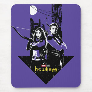 Tapis De Souris Graphique de Kate Bishop & Hawkeye Arrow