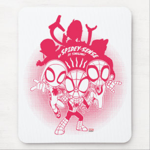 Tapis De Souris Graphique de l'équipe Spidey Spidey-Sense