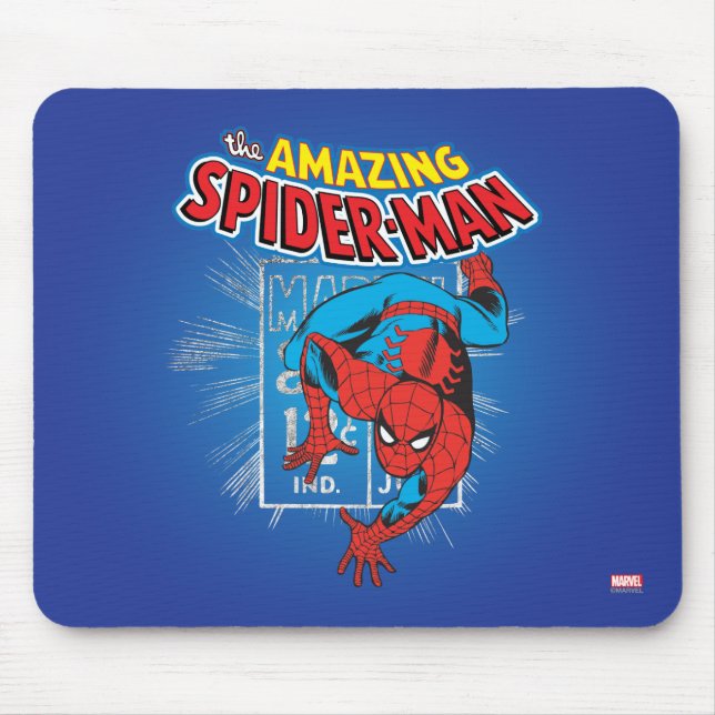 Tapis De Souris Graphique de prix rétro Spider-Man (Devant)
