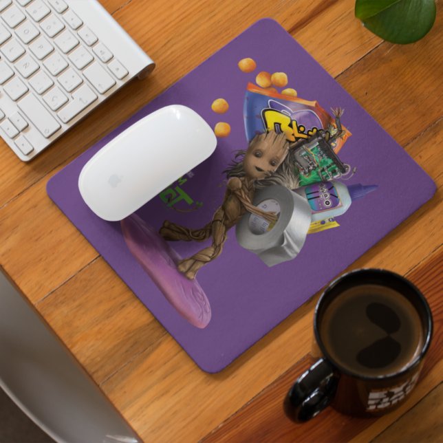 Tapis De Souris Graphique de projet do-it-yourself Groot (Créateur téléchargé)