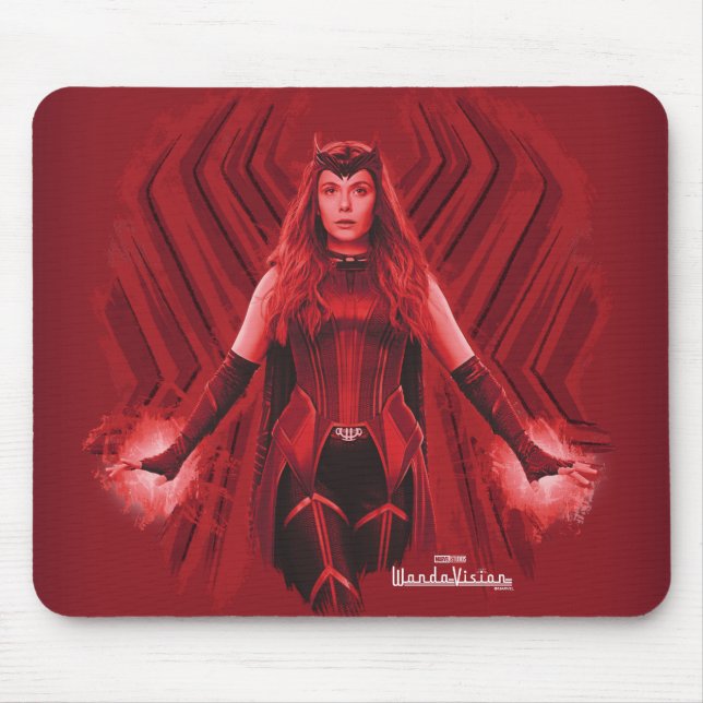 Tapis De Souris Graphique de sorcière à écarlate (Devant)