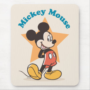 Tapis De Souris Graphique du nom de star de Mickey Mouse