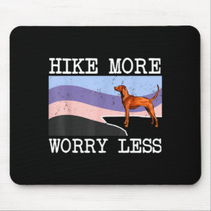 Tapis De Souris Graphique limier redbone hikez plus inquiétez moin
