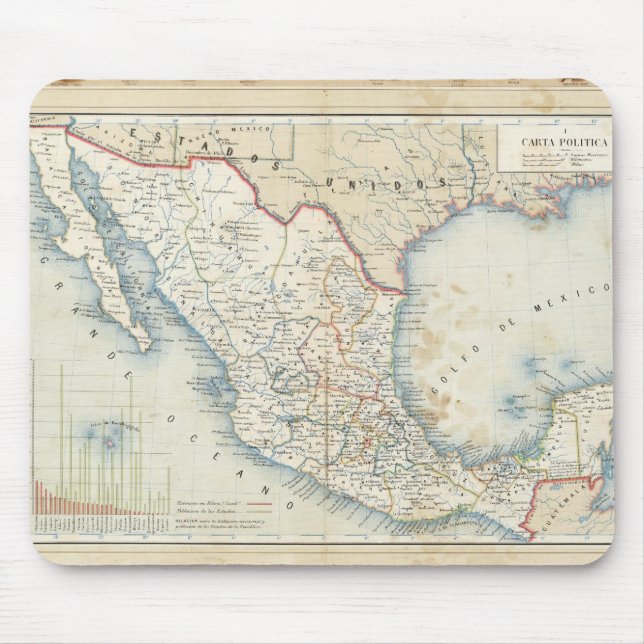 Tapis De Souris Graphique politique (Devant)