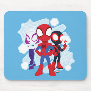 Tapis De Souris Graphique Web de l'équipe Spidey