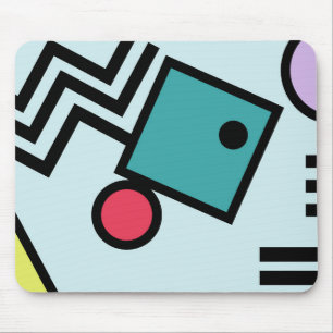 Tapis De Souris Graphiques abstraits de style d'art de bruit de