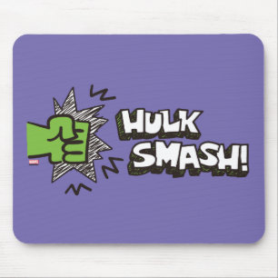 Tapis De Souris Graphisme de gribouillis de poing de Hulk