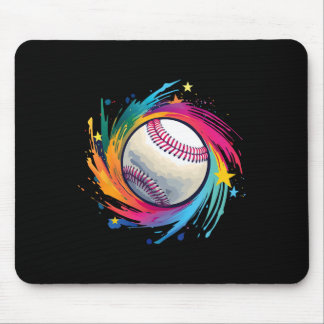 Tapis De Souris Graphisme de joueur et de fan de baseball 