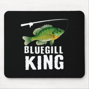 Tapis De Souris Graphisme drôle de pêche au crapet arlequin poisso